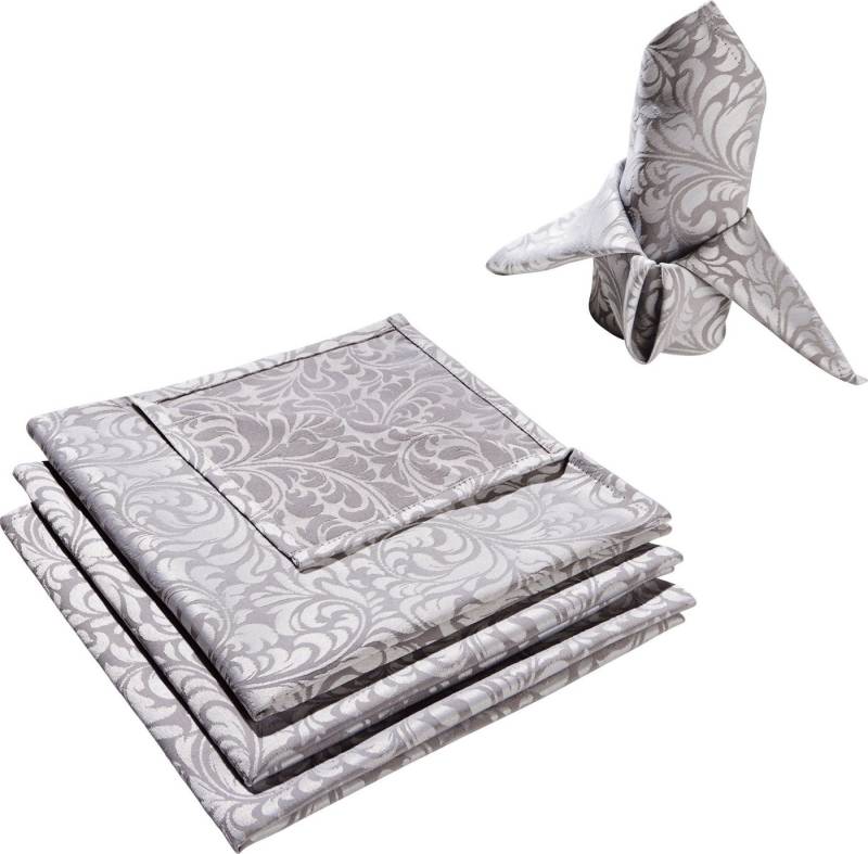 Erwin Müller Stoffserviette Serviette "Hamm" 4er-Pack, Uni von Erwin Müller