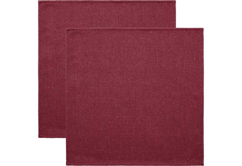 Erwin Müller Stoffserviette Serviette "Krefeld" 2er-Pack, Uni von Erwin Müller