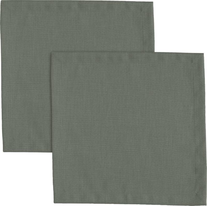 Erwin Müller Stoffserviette Serviette "Madrid" 2er-Pack, fleckabweisend Uni von Erwin Müller