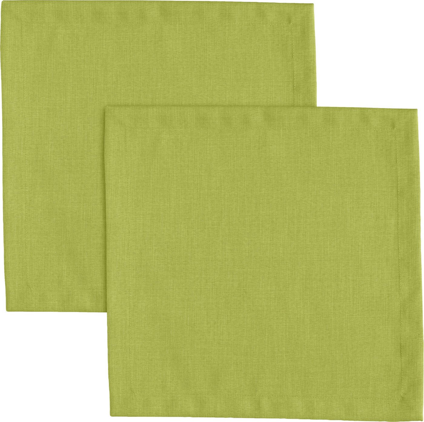 Erwin Müller Stoffserviette Serviette "Madrid" 2er-Pack, (2 St), fleckabweisend Uni von Erwin Müller