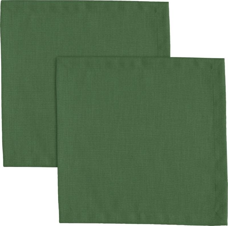 Erwin Müller Stoffserviette Serviette "Madrid" 2er-Pack, (2 St), fleckabweisend Uni von Erwin Müller