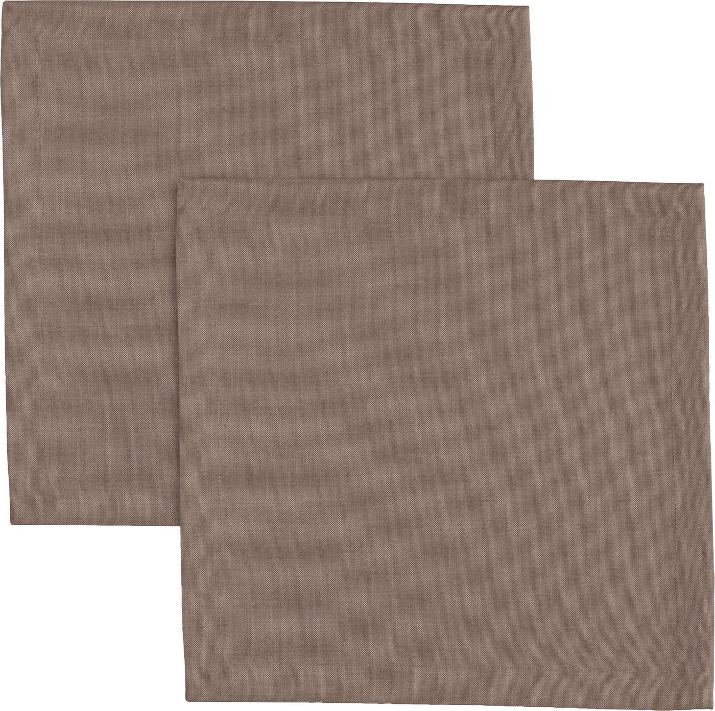 Erwin Müller Stoffserviette Serviette "Madrid" 2er-Pack, fleckabweisend Uni von Erwin Müller
