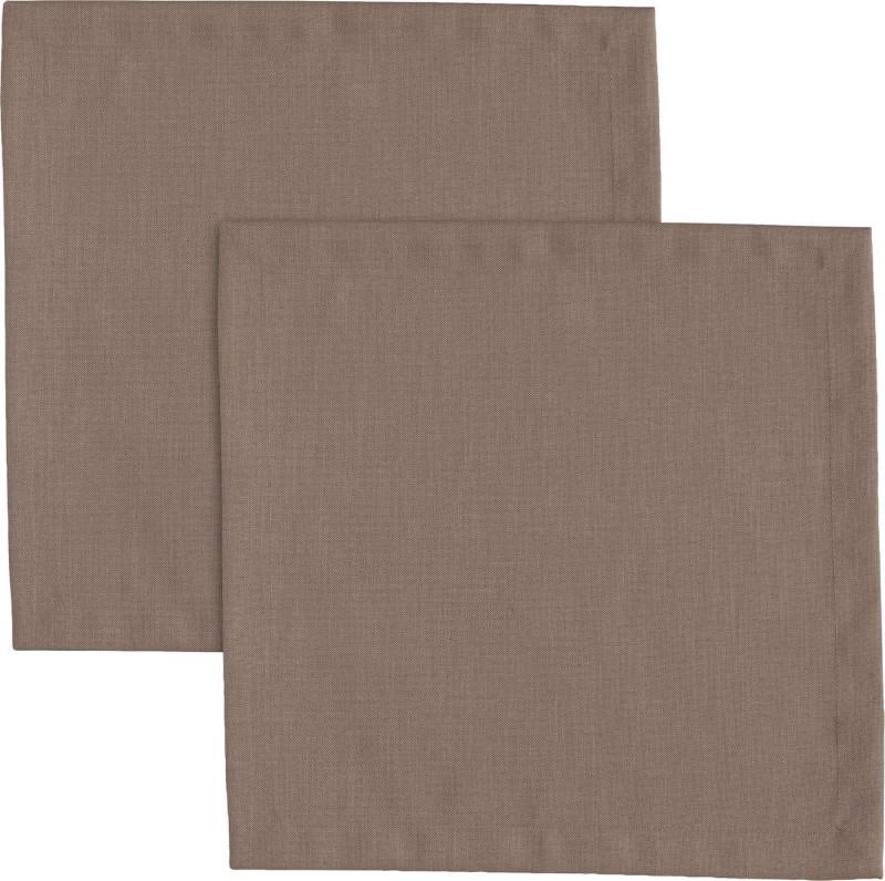 Erwin Müller Stoffserviette Serviette "Madrid" 2er-Pack, fleckabweisend Uni von Erwin Müller