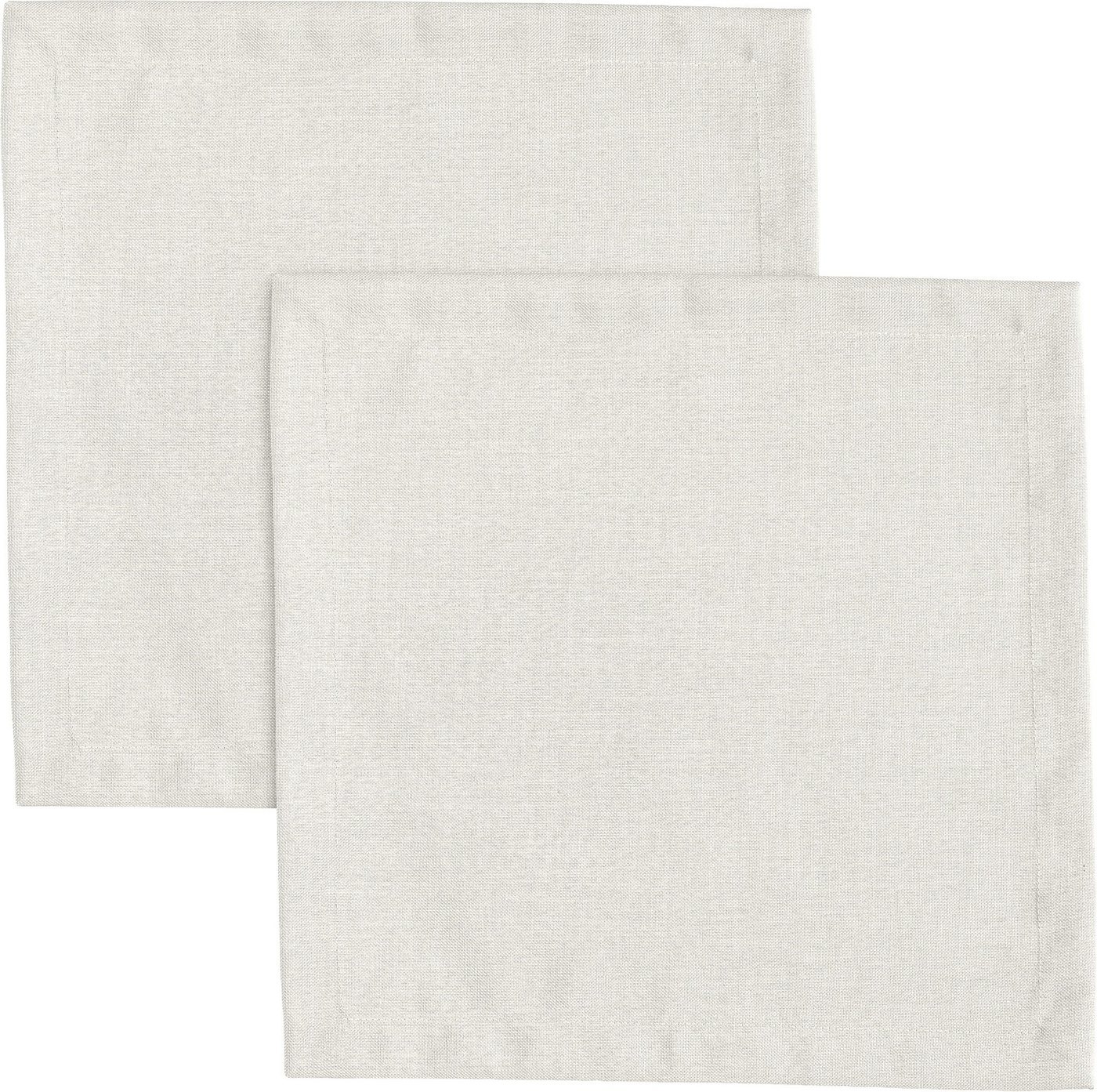 Erwin Müller Stoffserviette Serviette "Madrid" 2er-Pack, (2 St), fleckabweisend Uni von Erwin Müller