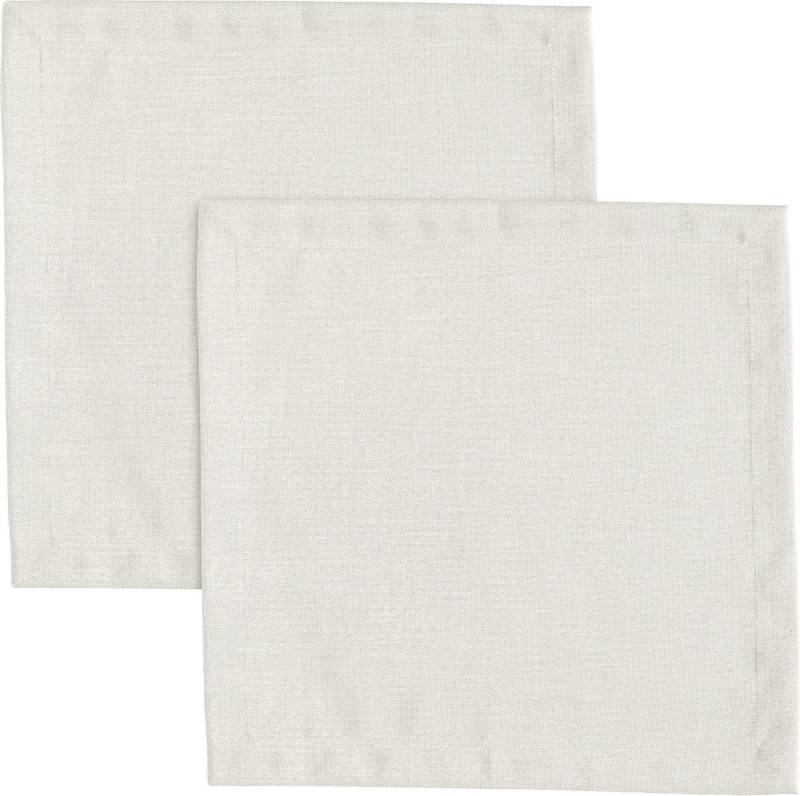 Erwin Müller Stoffserviette Serviette "Madrid" 2er-Pack, (2 St), fleckabweisend Uni von Erwin Müller
