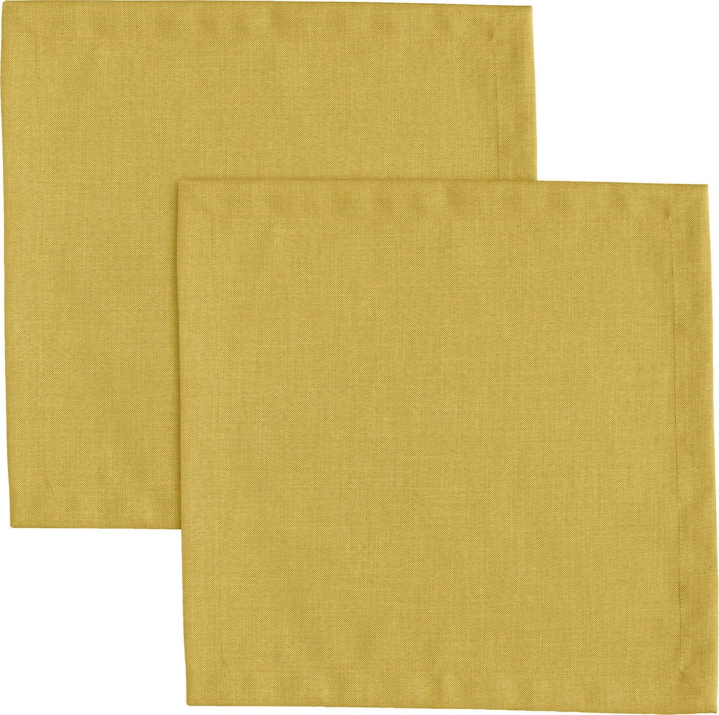 Erwin Müller Stoffserviette Serviette "Madrid" 2er-Pack, (2 St), fleckabweisend Uni von Erwin Müller