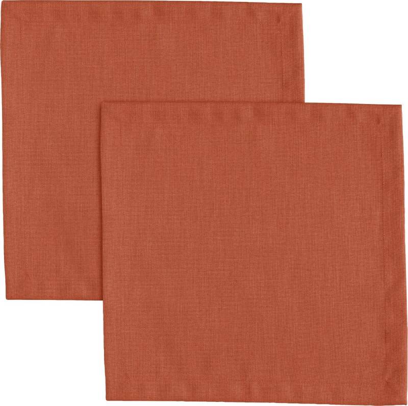 Erwin Müller Stoffserviette Serviette "Madrid" 2er-Pack, (2 St), fleckabweisend Uni von Erwin Müller
