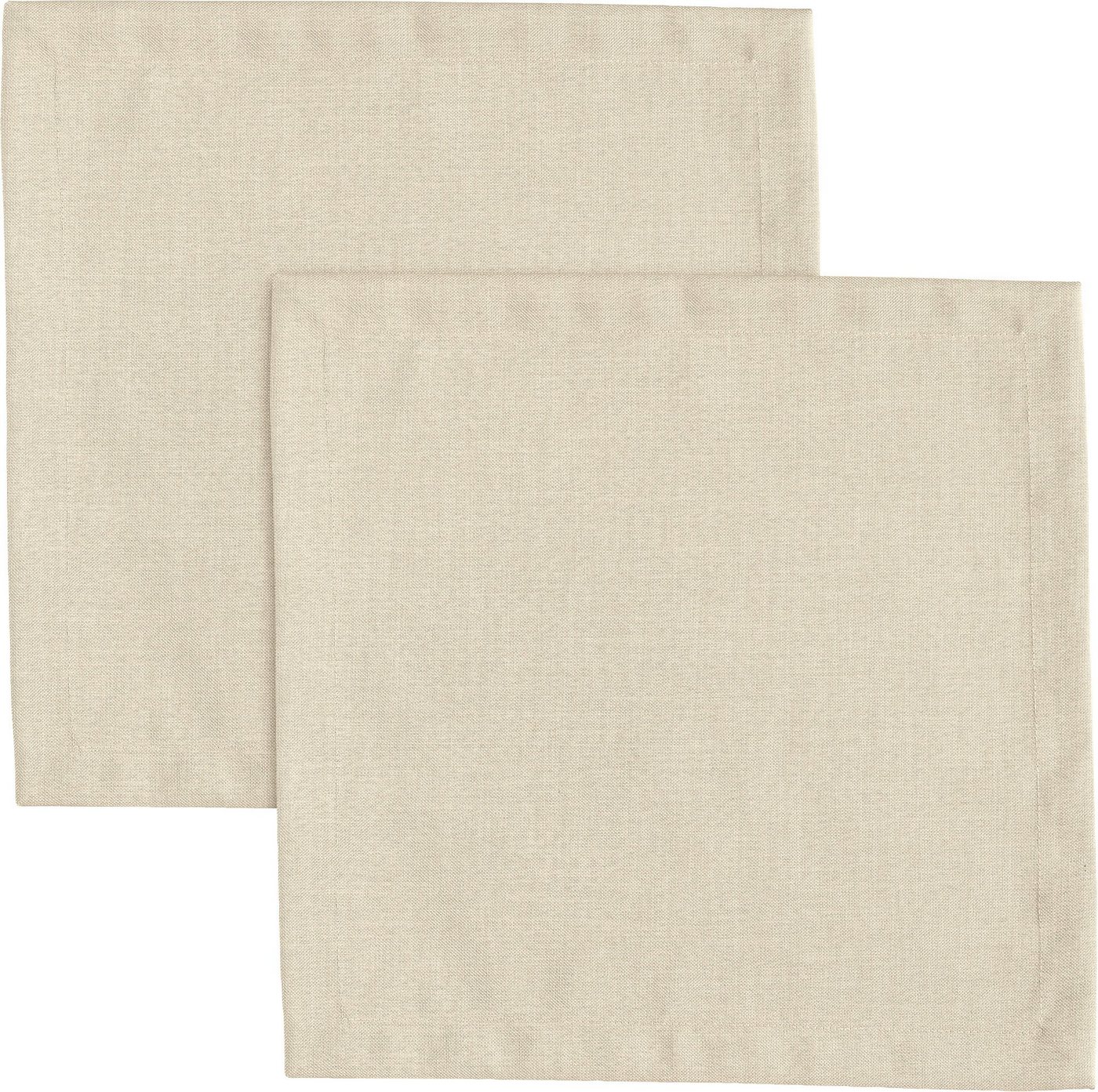 Erwin Müller Stoffserviette Serviette "Madrid" 2er-Pack, fleckabweisend Uni von Erwin Müller