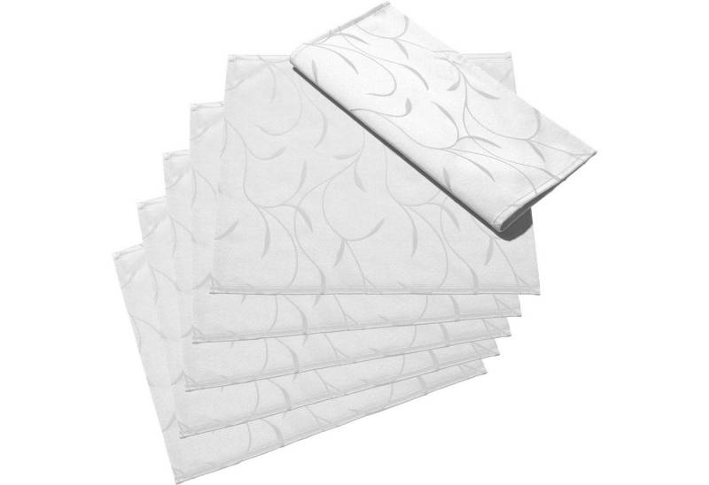 Erwin Müller Stoffserviette Serviette "Remscheid" 6er-Pack, Damast Uni von Erwin Müller
