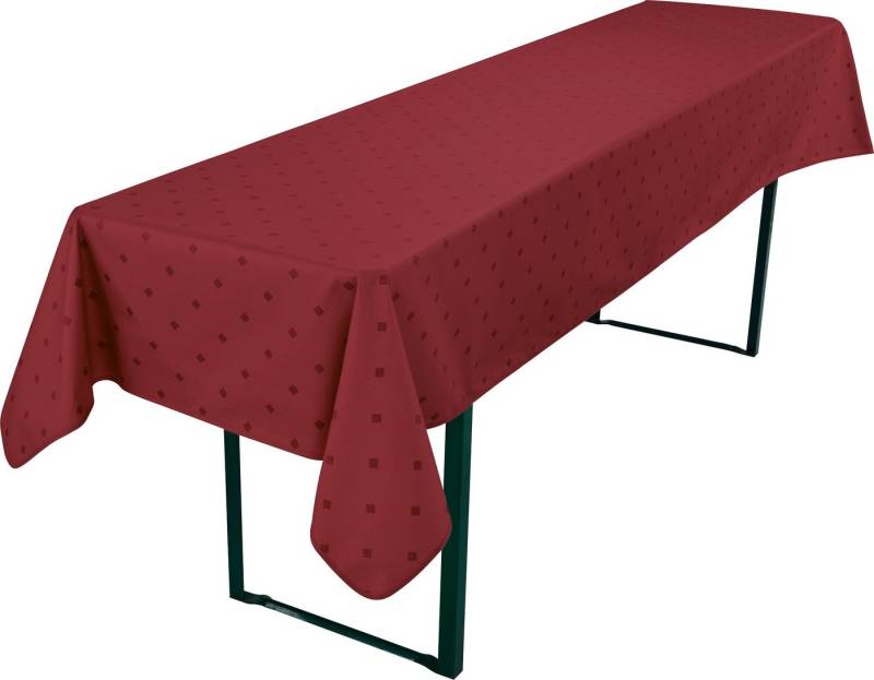 Erwin Müller Tischdecke Biertisch-Tischdecke "Neuss", abwaschbar Uni von Erwin Müller