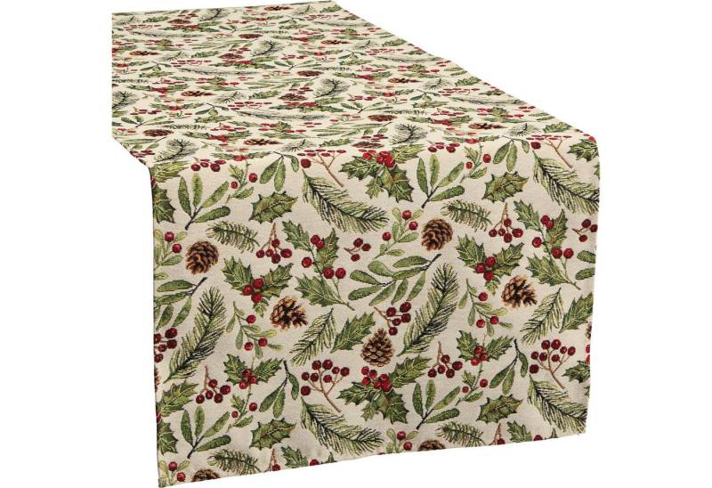 Erwin Müller Tischdecke Tischläufer "Zweige", Gobelin Motiv von Erwin Müller