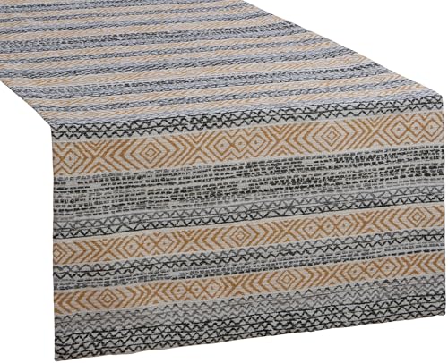 Erwin Müller Tischläufer Jacquard Ethno-Muster schwarz-beige Größe 40x100 cm - strapazierfähig und formbeständig, besonders langlebig, bügelfrei Erwin Müller Tischläufer Jacquard Ethno-Muster schwarz-beige Größe 40x100 cm - strapazierfähig und formbeständig, besonders langlebig, bügelfrei von Erwin Müller