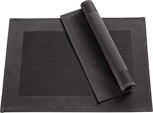Erwin Müller Tischset 2er-Pack grau Größe 33x45 cm von Erwin Müller