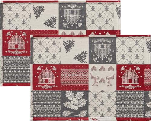 Erwin Müller Tischset 2er-Pack rot Größe 35x50 cm Erwin Müller Tischset 2er-Pack rot Größe 35x50 cm von Erwin Müller