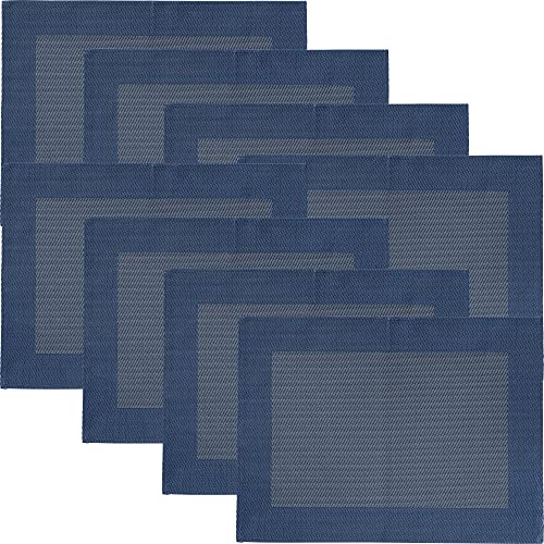 Erwin Müller Tischset 8er-Pack blau Größe 33x45 cm von Erwin Müller