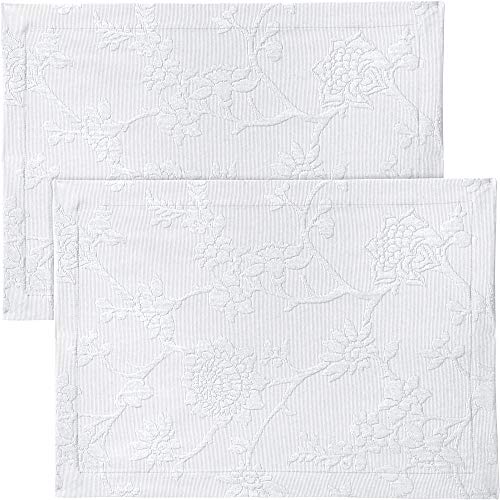 Erwin Müller Tischwäsche, Tischset 2er-Pack mit Jaquardmuster, Serie Arnsberg weiß Größe 35x50 cm - Robustes Gewebe ist bügelleicht und Lange haltbar, mit hochwertigem Kuvertsaum (weitere Farben) Erwin Müller Tischwäsche, Tischset 2er-Pack mit Jaquardmuster, Serie Arnsberg weiß Größe 35x50 cm - Robustes Gewebe ist bügelleicht und Lange haltbar, mit hochwertigem Kuvertsaum (weitere Farben) von Erwin Müller