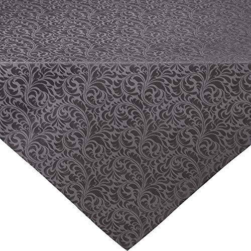 Erwin Müller Tischwäsche, Mitteldecke, Tischdecke Uni, Serie Hamm anthrazit Größe 130x130 cm - mit hochwertigem Kuvertsaum und Fleckschutz ausgerüstet von Erwin Müller