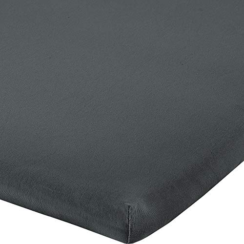 Erwin Müller Topper-Spannbettlaken Freising Elasthan-Jersey-Stretch - anthrazit Größe 140x200 cm - 160x220 cm - dehnbar, antipilling, bügelfrei, Rundumgummi Erwin Müller Topper-Spannbettlaken Freising Elasthan-Jersey-Stretch - anthrazit Größe 140x200 cm - 160x220 cm - dehnbar, antipilling, bügelfrei, Rundumgummi von Erwin Müller