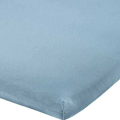 Erwin Müller Topper-Spannbettlaken Freising Elasthan-Jersey-Stretch - blau Größe 180x200 cm - 200x220 cm - dehnbar, antipilling, bügelfrei, Rundumgummi Erwin Müller Topper-Spannbettlaken Freising Elasthan-Jersey-Stretch - blau Größe 180x200 cm - 200x220 cm - dehnbar, antipilling, bügelfrei, Rundumgummi von Erwin Müller