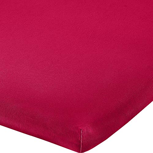 Erwin Müller Topper-Spannbettlaken Freising Elasthan-Jersey-Stretch - rot Größe 120x200 cm - 130x220 cm - dehnbar, antipilling, bügelfrei, Rundumgummi Erwin Müller Topper-Spannbettlaken Freising Elasthan-Jersey-Stretch - rot Größe 120x200 cm - 130x220 cm - dehnbar, antipilling, bügelfrei, Rundumgummi von Erwin Müller