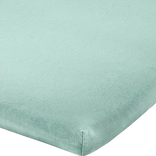 Erwin Müller Topper-Spannbettlaken Murnau Single-Jersey - Mint Größe 90x190 cm - 100x200 cm - bis 10 cm Höhe geeignet, atmungsaktiv, strapazierstark von Erwin Müller