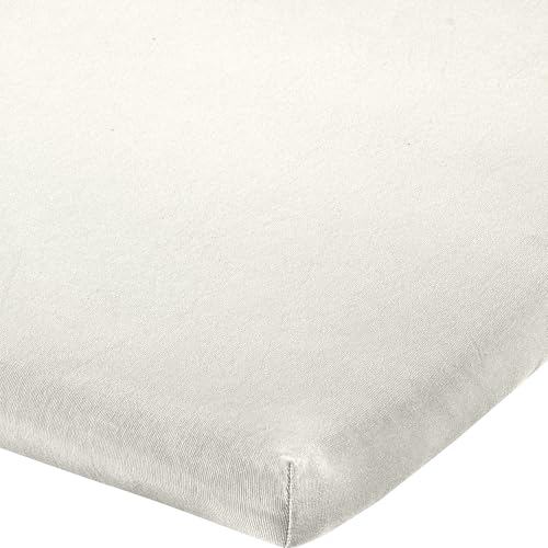 Erwin Müller Topper-Spannbettlaken Murnau Single-Jersey - wollweiß Größe 140x200 cm - 160x200 cm - bis 10 cm Höhe geeignet, atmungsaktiv, strapazierstark von Erwin Müller