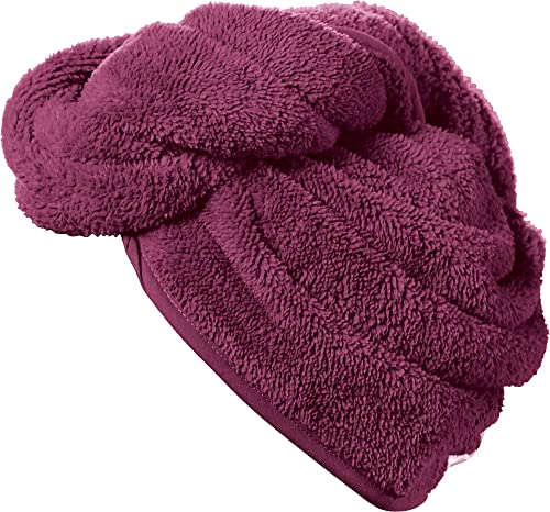 Erwin Müller Turban Microfaser Beere Größe 28x70 cm von Erwin Müller