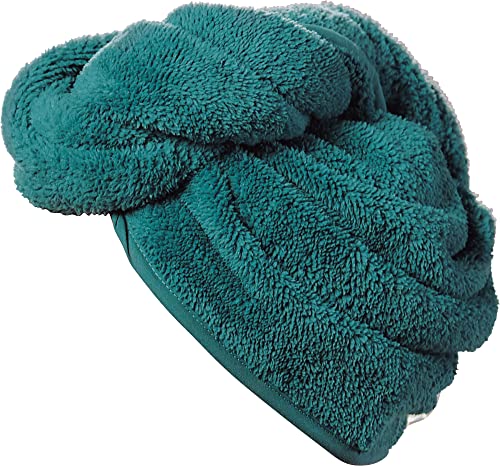 Erwin Müller Turban Microfaser Petrol Größe 28x70 cm von Erwin Müller