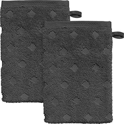 Erwin Müller Walk-Frottier Waschhandschuh 2er-Pack Baden Baden - extra saugstark, schnell trocknend, samtweich - anthrazit Größe 15x21 cm Erwin Müller Walk-Frottier Waschhandschuh 2er-Pack Baden Baden - extra saugstark, schnell trocknend, samtweich - anthrazit Größe 15x21 cm von Erwin Müller