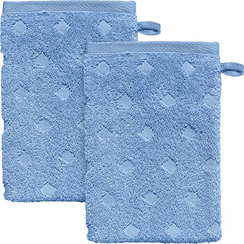 Erwin Müller Walk-Frottier Waschhandschuh 2er-Pack Baden Baden - extra saugstark, schnell trocknend, samtweich - blau Größe 15x21 cm Erwin Müller Walk-Frottier Waschhandschuh 2er-Pack Baden Baden - extra saugstark, schnell trocknend, samtweich - blau Größe 15x21 cm von Erwin Müller