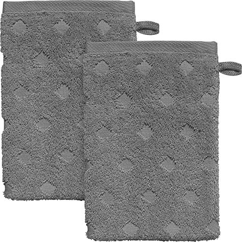 Erwin Müller Walk-Frottier Waschhandschuh 2er-Pack Baden Baden - extra saugstark, schnell trocknend, samtweich - grau Größe 15x21 cm Erwin Müller Walk-Frottier Waschhandschuh 2er-Pack Baden Baden - extra saugstark, schnell trocknend, samtweich - grau Größe 15x21 cm von Erwin Müller