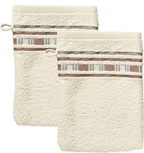 Erwin Müller Waschhandschuh, Waschlappen 2er-Pack - Achern Natur Größe 16x21 cm - 500g/m² - schnell trocknend, extra saugstark Erwin Müller Waschhandschuh, Waschlappen 2er-Pack - Achern Natur Größe 16x21 cm - 500g/m² - schnell trocknend, extra saugstark von Erwin Müller