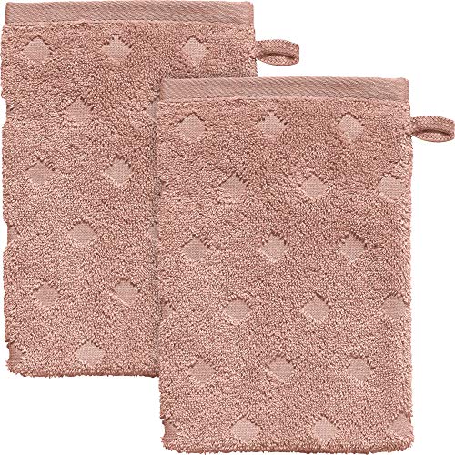 Erwin Müller Walk-Frottier Waschhandschuh 2er-Pack Baden Baden - extra saugstark, schnell trocknend, samtweich - Altrosa Größe 15x21 cm Erwin Müller Walk-Frottier Waschhandschuh 2er-Pack Baden Baden - extra saugstark, schnell trocknend, samtweich - Altrosa Größe 15x21 cm von Erwin Müller