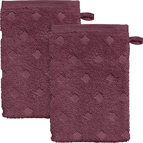 Erwin Müller Walk-Frottier Waschhandschuh 2er-Pack Baden Baden - extra saugstark, schnell trocknend, samtweich - Beere Größe 15x21 cm Erwin Müller Walk-Frottier Waschhandschuh 2er-Pack Baden Baden - extra saugstark, schnell trocknend, samtweich - Beere Größe 15x21 cm von Erwin Müller