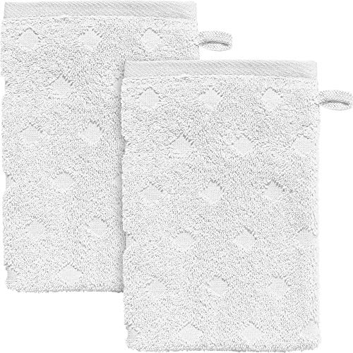 Erwin Müller Walk-Frottier Waschhandschuh 2er-Pack Baden Baden - extra saugstark, schnell trocknend, samtweich - weiß Größe 15x21 cm Erwin Müller Walk-Frottier Waschhandschuh 2er-Pack Baden Baden - extra saugstark, schnell trocknend, samtweich - weiß Größe 15x21 cm von Erwin Müller
