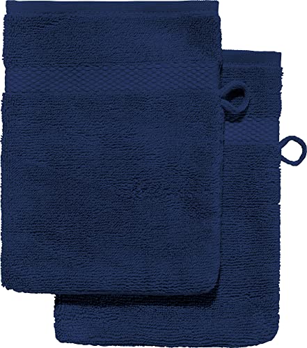 Erwin Müller Waschhandschuh Sindelfingen 2er-Pack Walk-Frottier - Kochfest dunkelblau Größe 15x21 cm Erwin Müller Waschhandschuh Sindelfingen 2er-Pack Walk-Frottier - Kochfest dunkelblau Größe 15x21 cm von Erwin Müller