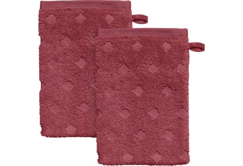 Erwin Müller Waschhandschuh Waschhandschuh "Baden-Baden" 2er-Pack, Frottier, Walk-Frottier Uni von Erwin Müller