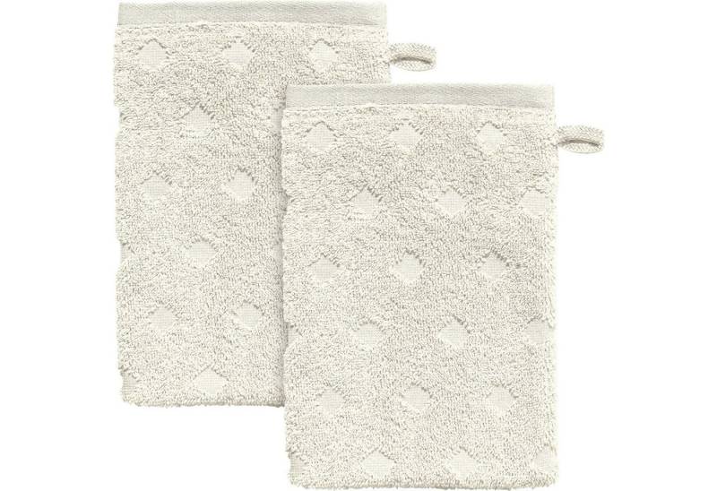 Erwin Müller Waschhandschuh Waschhandschuh "Baden-Baden" 2er-Pack, Frottier, Walk-Frottier Uni von Erwin Müller