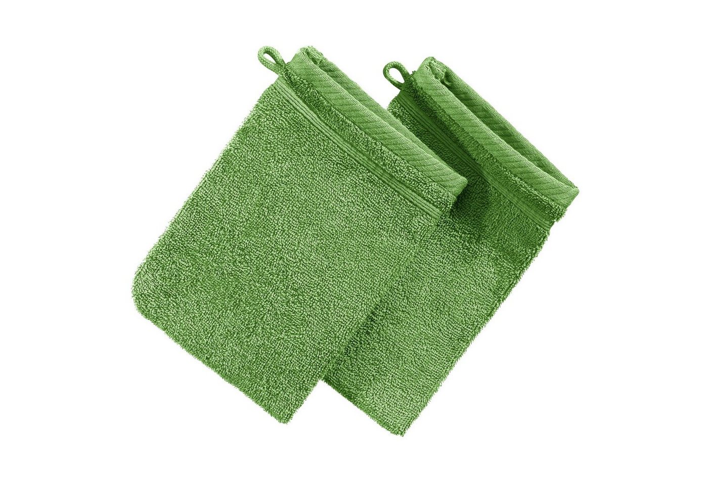 Erwin Müller Waschhandschuh Waschhandschuh "Heidelberg" 2er-Pack, Frottier, Walk-Frottier Uni von Erwin Müller