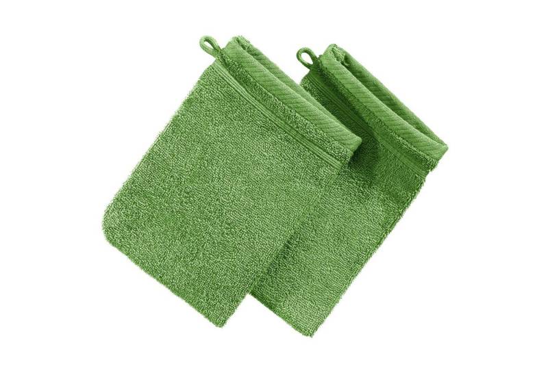 Erwin Müller Waschhandschuh Waschhandschuh "Heidelberg" 2er-Pack, Frottier, Walk-Frottier Uni von Erwin Müller