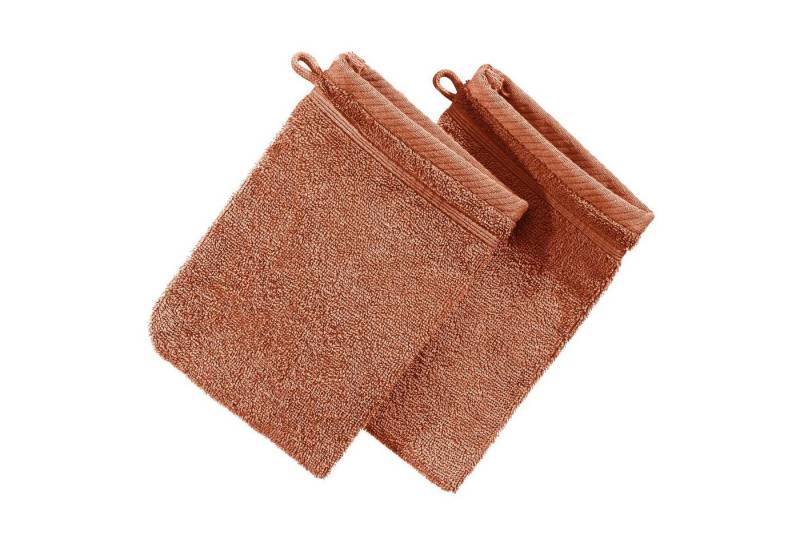 Erwin Müller Waschhandschuh Waschhandschuh "Heidelberg" 2er-Pack, Frottier, Walk-Frottier Uni von Erwin Müller