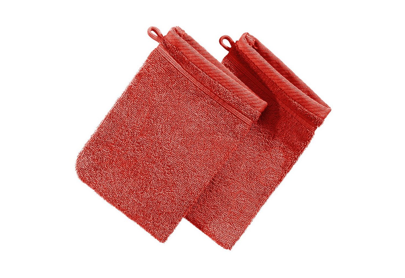 Erwin Müller Waschhandschuh Waschhandschuh "Heidelberg" 2er-Pack, Frottier, Walk-Frottier Uni von Erwin Müller