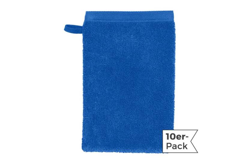 Erwin Müller Waschhandschuh Waschhandschuh "Heidenheim" 10er-Pack, Frottier, Walk-Frottier Uni von Erwin Müller