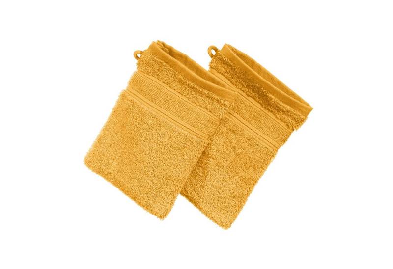 Erwin Müller Waschhandschuh Waschhandschuh "Karlsruhe" 2er-Pack, Frottier (2-St), Walk-Frottier Uni von Erwin Müller