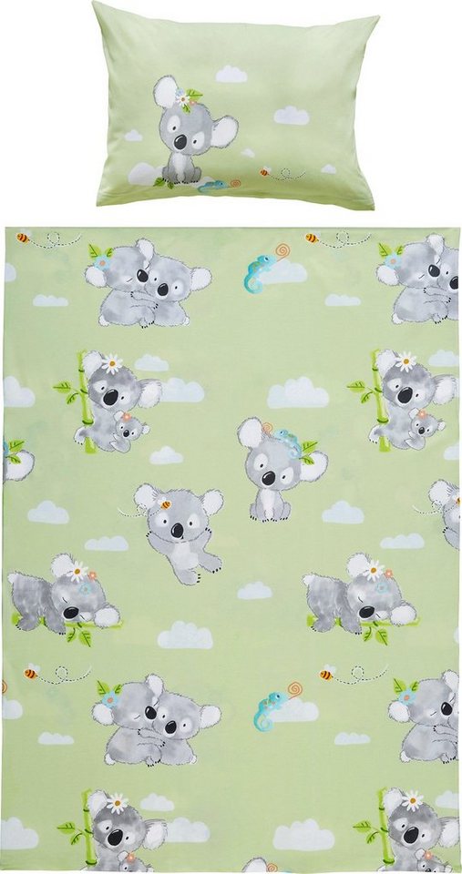 Erwin Müller Kinderbettwäsche Kinder-Bettwäsche "Koala", Renforcé, 2 teilig, Tiermotiv von Erwin Müller