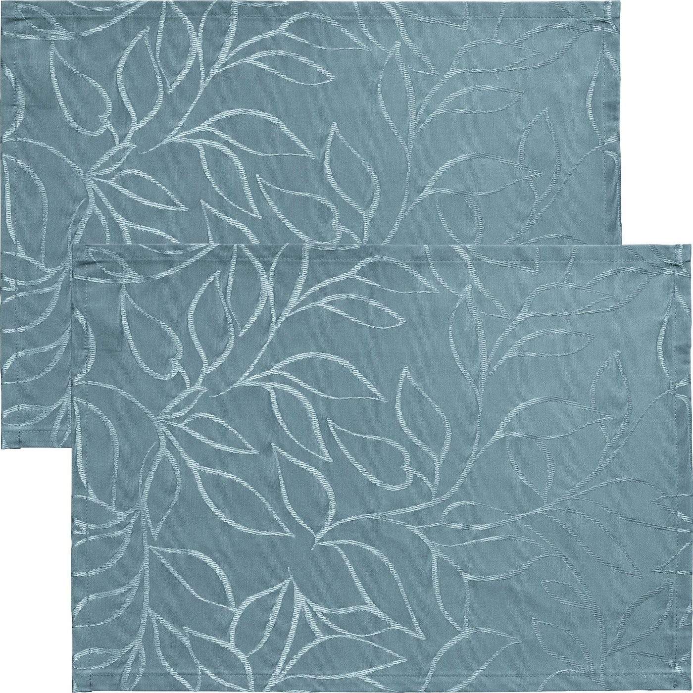 Erwin Müller Platzset Outdoor-Tischset "Terrassa" 2er-Pack, abwaschbar Blatt von Erwin Müller