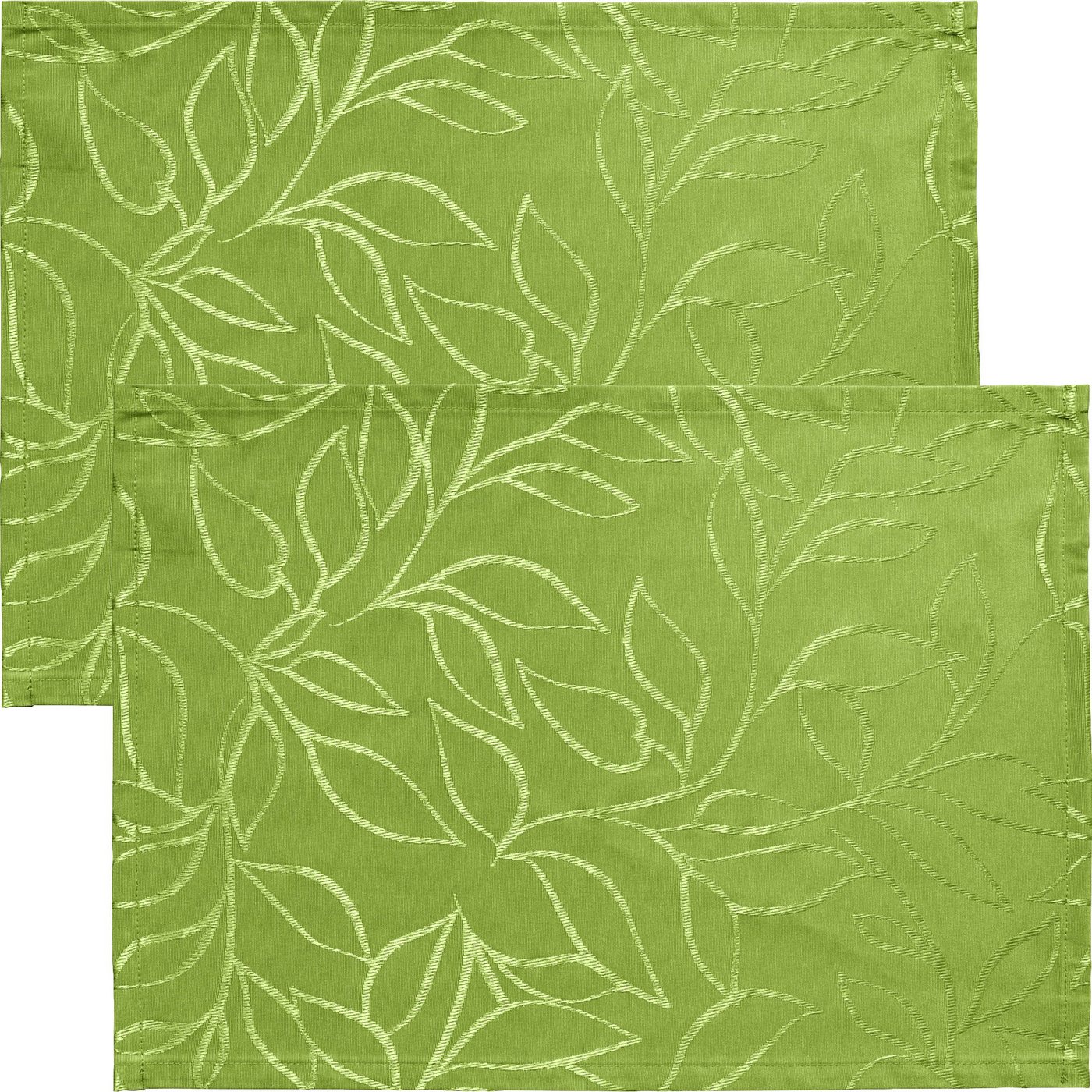 Erwin Müller Platzset Outdoor-Tischset "Terrassa" 2er-Pack, abwaschbar Blatt von Erwin Müller