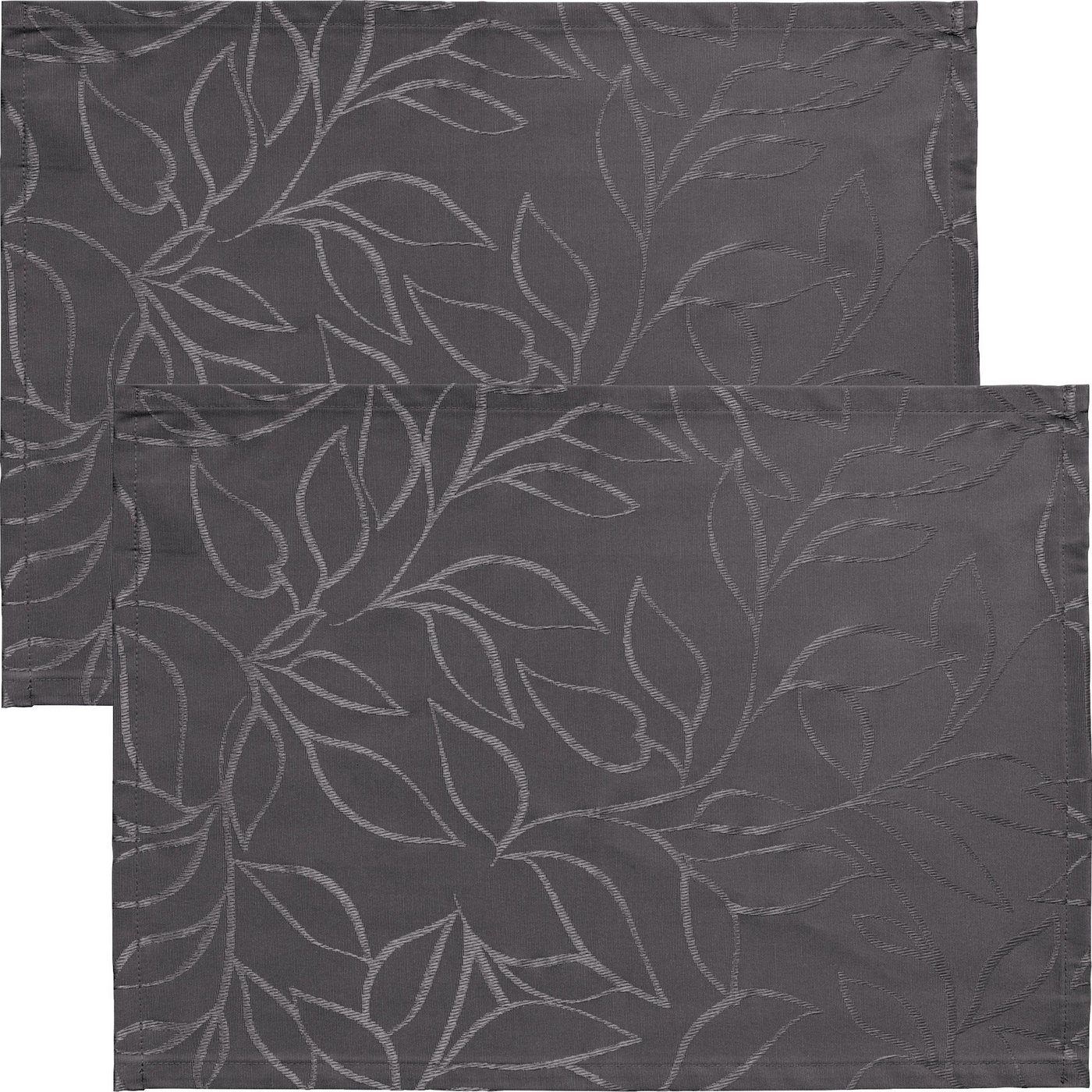 Erwin Müller Platzset Outdoor-Tischset "Terrassa" 2er-Pack, abwaschbar Blatt von Erwin Müller