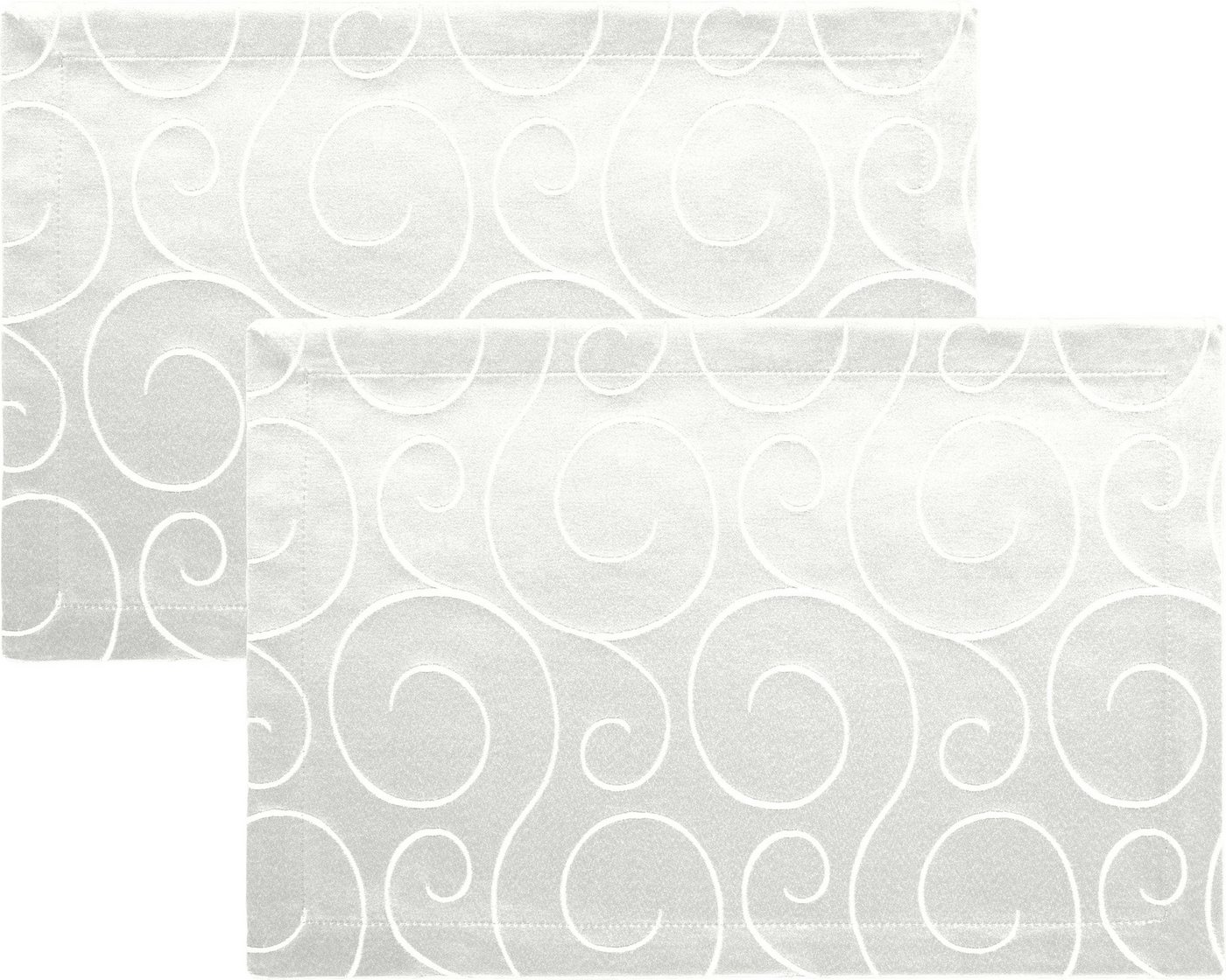 Erwin Müller Platzset Tischset 2er-Pack, Damast Uni von Erwin Müller