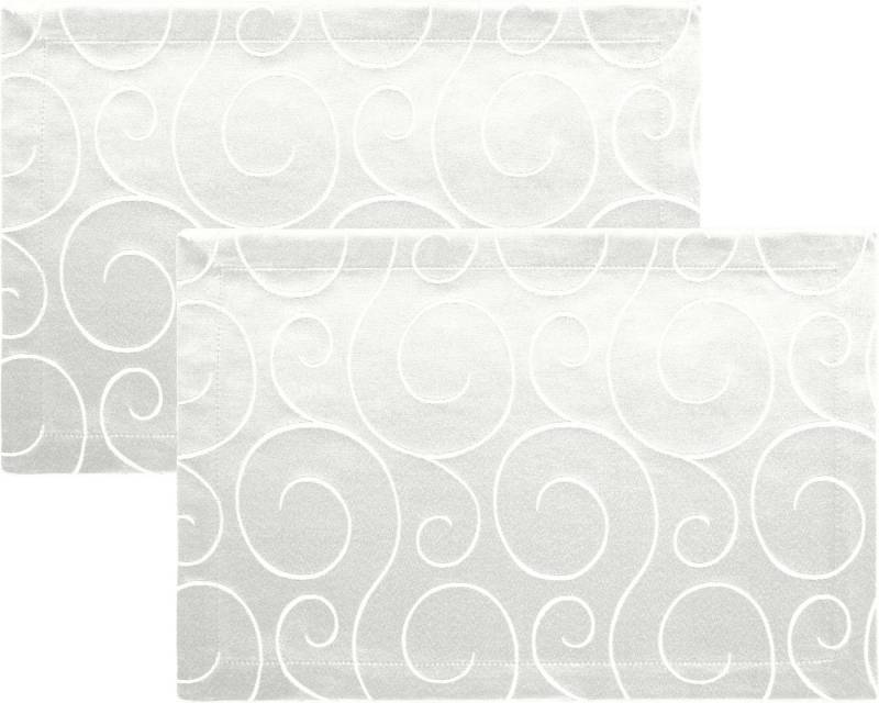 Erwin Müller Platzset Tischset 2er-Pack, Damast Uni von Erwin Müller